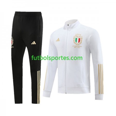 Italia Sudadera de Entrenamiento Trajes Blanco 2023/2024